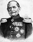 Rheinbaben, <b>Albert Baron</b> von, 1813 - 1.11.1880, Prussian general, portrait, <b>...</b> - BAAMPW