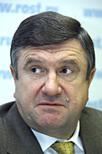 <b>Yuri Trushin</b> the chairman of the board of directors of Rosselkhozbank at a <b>...</b> - B93YRM