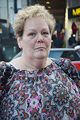 <b>Anne Hegerty</b> and TV stars arrive in London for the 2014 National Television <b>...</b> - DRG9KH